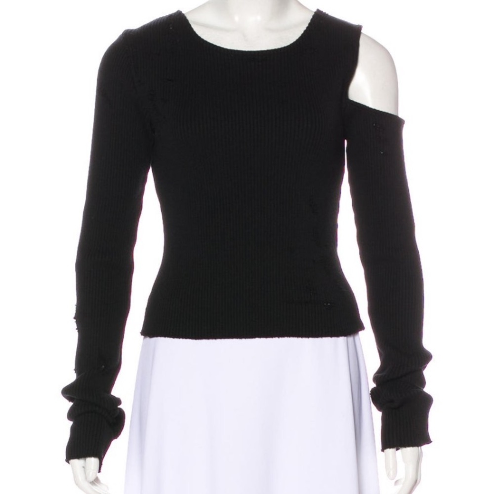 Amiri distressed knit sweater NWT